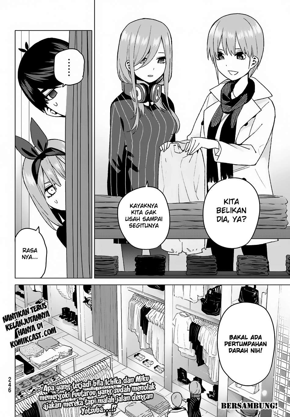 Go-toubun no Hanayome Chapter 36 Gambar 22