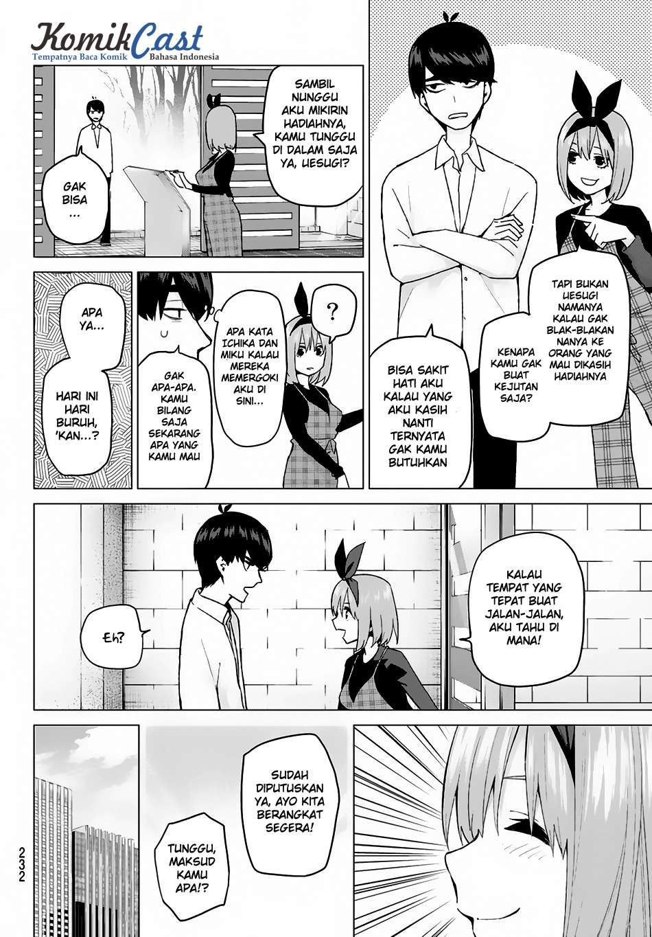 Go-toubun no Hanayome Chapter 36 Gambar 8