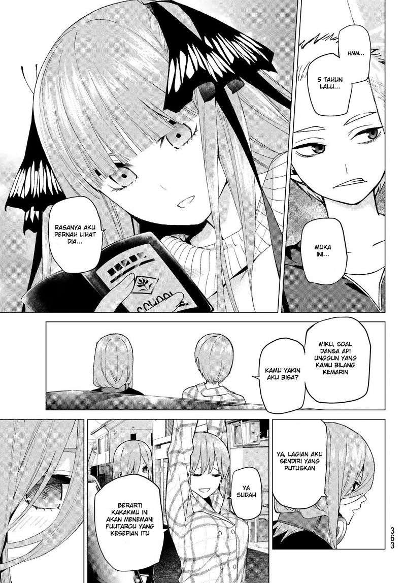 Go-toubun no Hanayome Chapter 23 Gambar 17