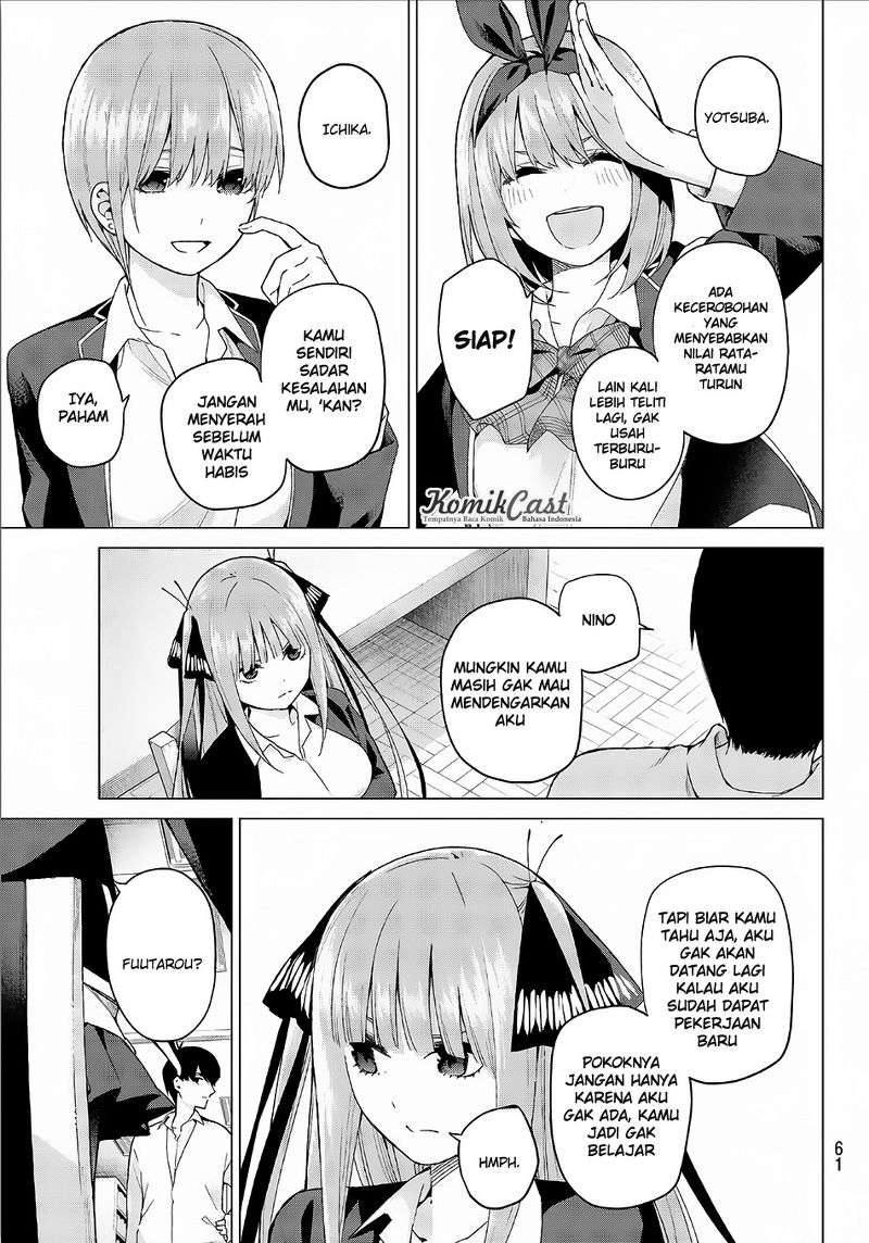 Go-toubun no Hanayome Chapter 20 Gambar 10