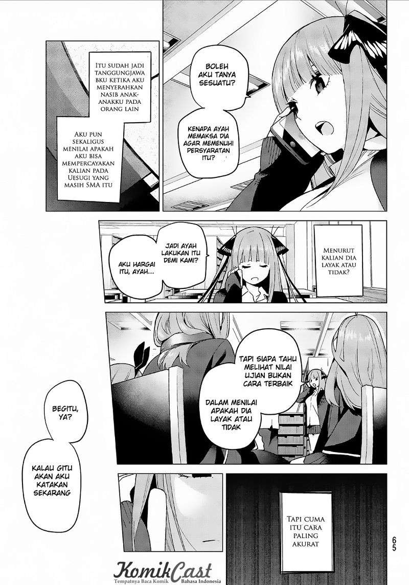 Go-toubun no Hanayome Chapter 20 Gambar 14