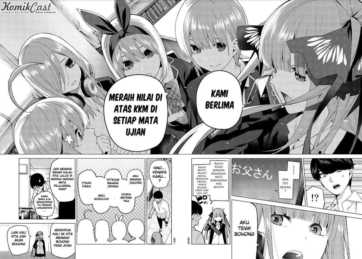 Go-toubun no Hanayome Chapter 20 Gambar 15