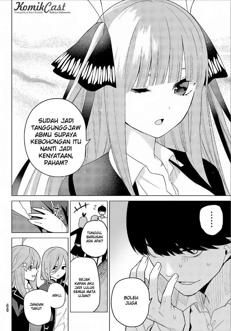 Go-toubun no Hanayome Chapter 20 Gambar 16