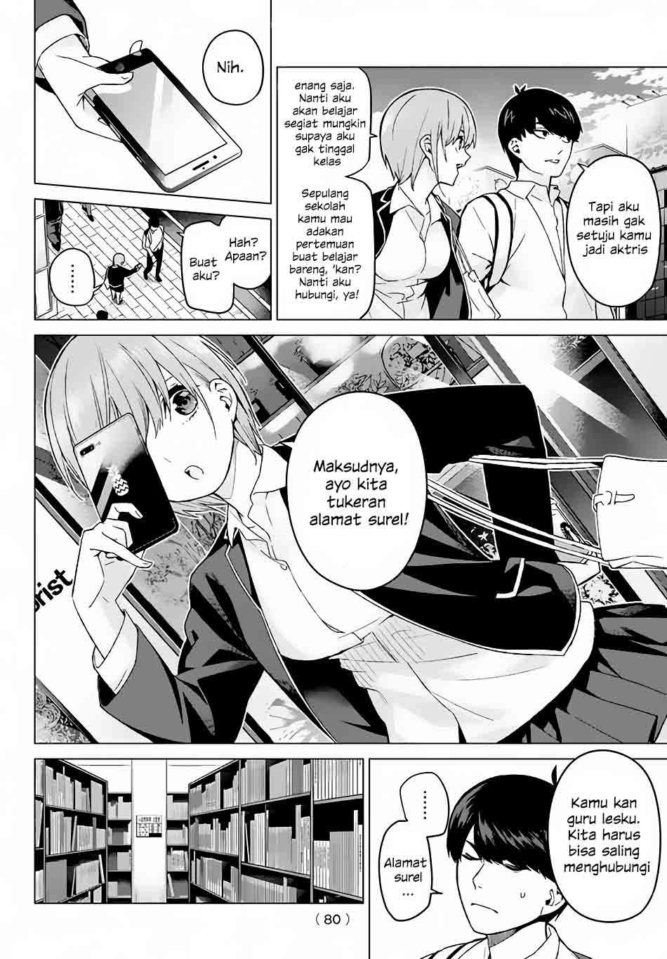 Go-toubun no Hanayome Chapter 13 Gambar 5