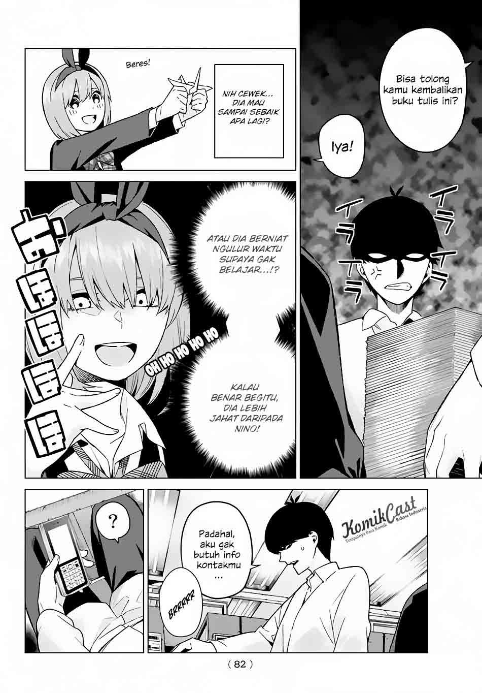 Go-toubun no Hanayome Chapter 13 Gambar 7