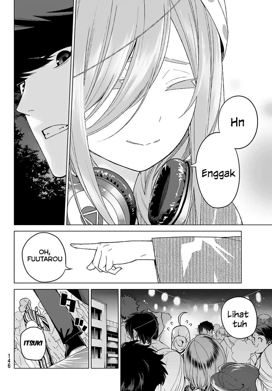 Go-toubun no Hanayome Chapter 9 Gambar 17