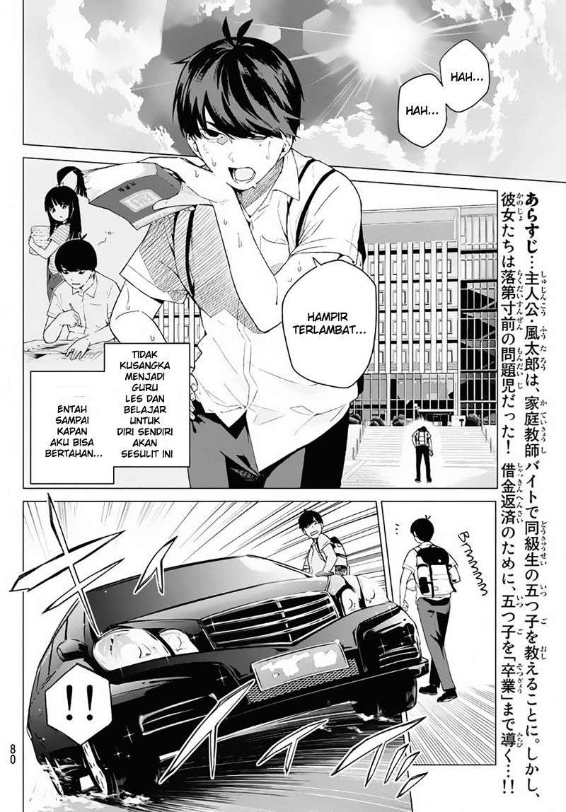 Go-toubun no Hanayome Chapter 3 Gambar 3