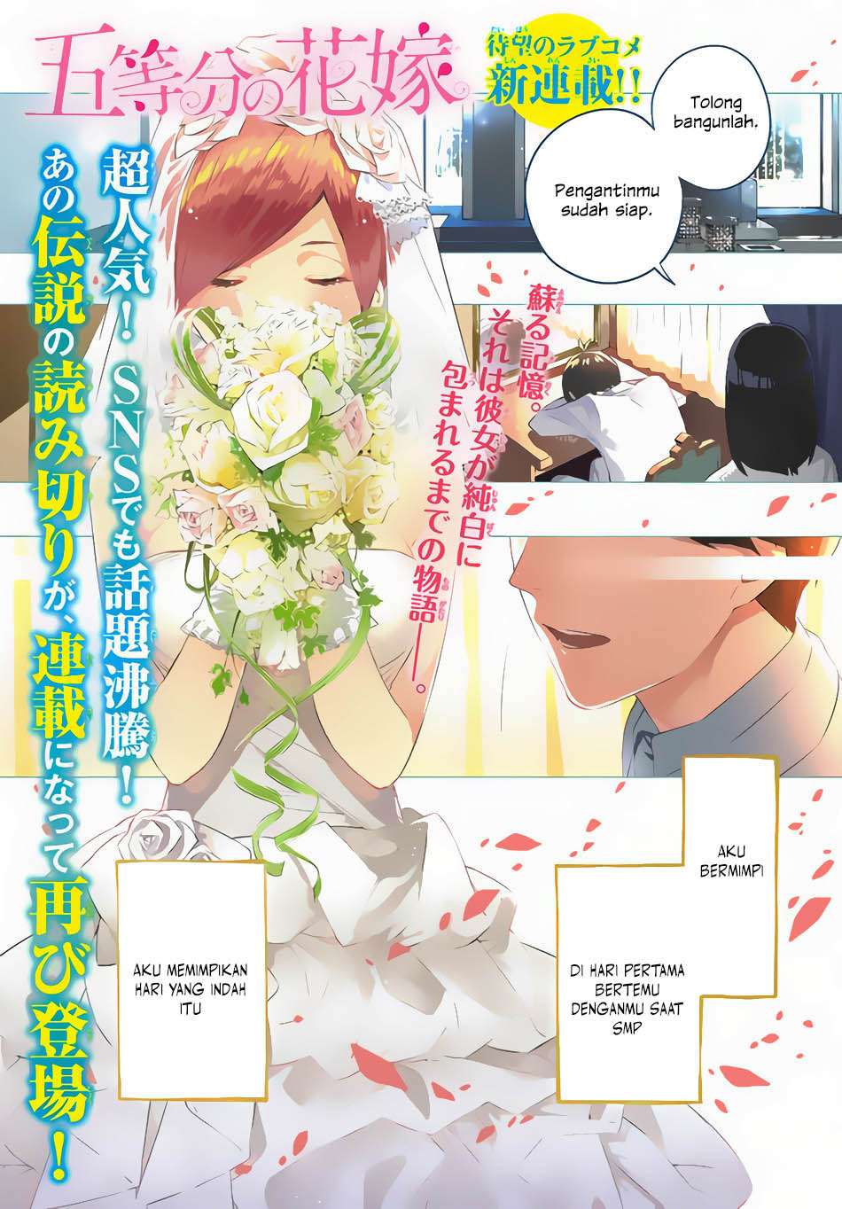 Baca Manga Go-toubun no Hanayome Chapter 1 Gambar 2