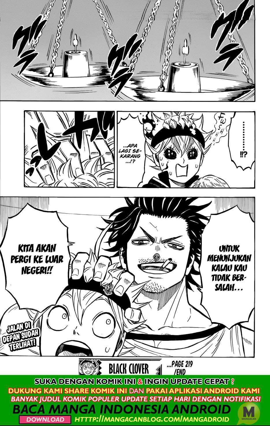 Black Clover Chapter 219 Gambar 13
