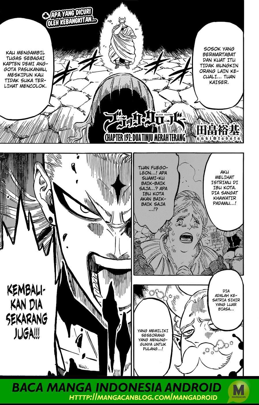Baca Komik Black Clover Chapter 192 Gambar 1
