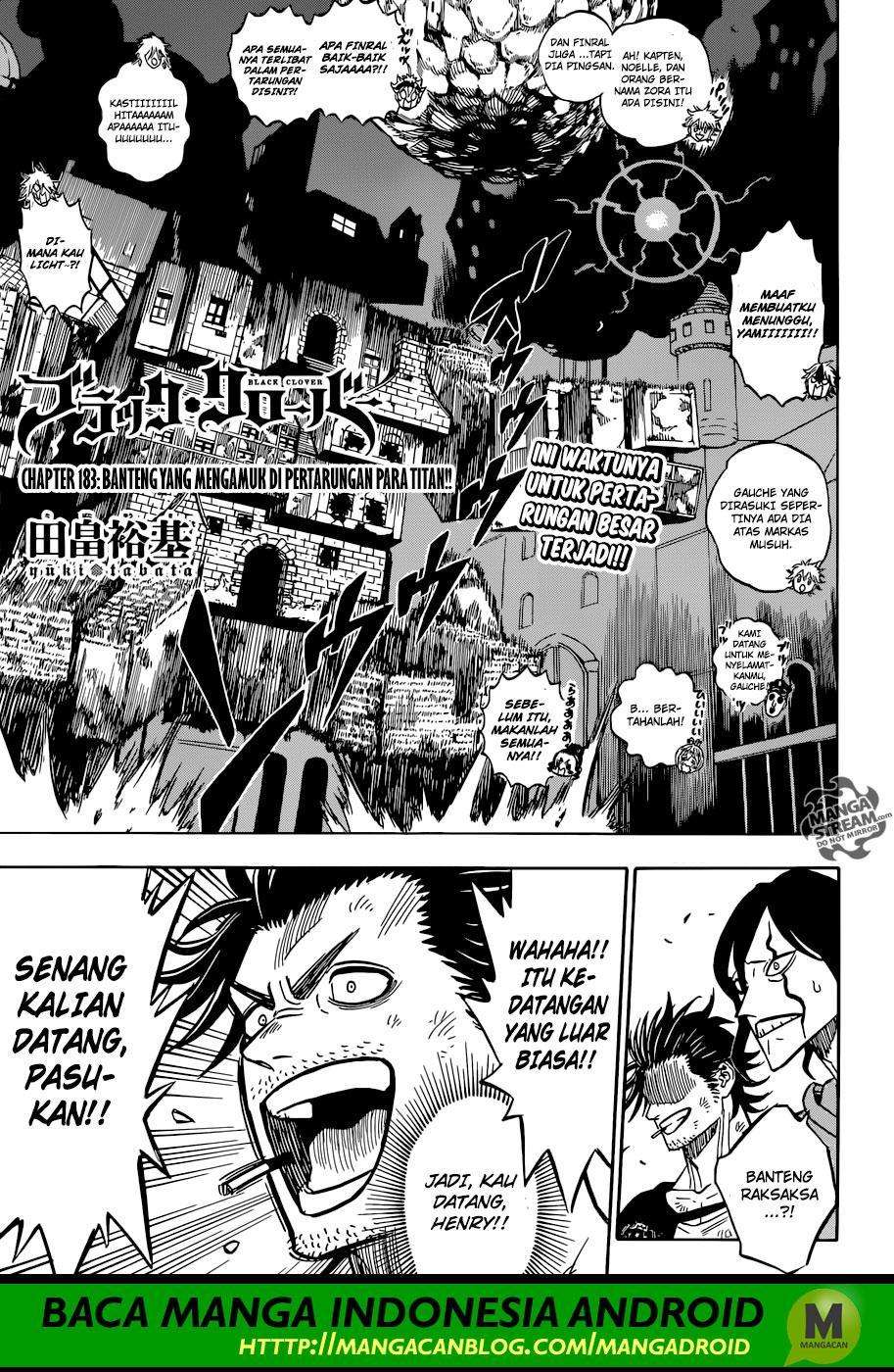 Baca Komik Black Clover Chapter 183 Gambar 1