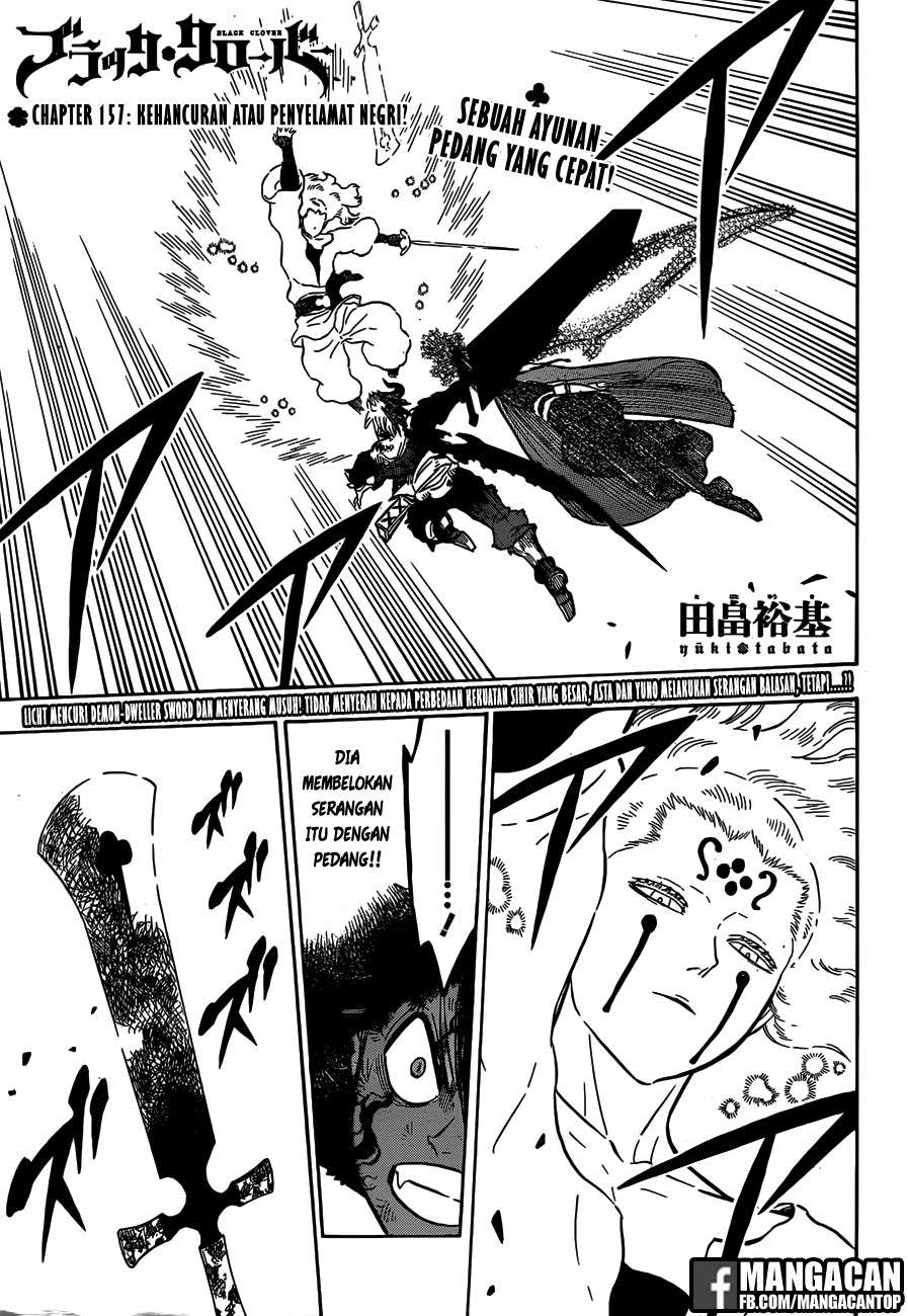 Baca Komik Black Clover Chapter 157 Gambar 1