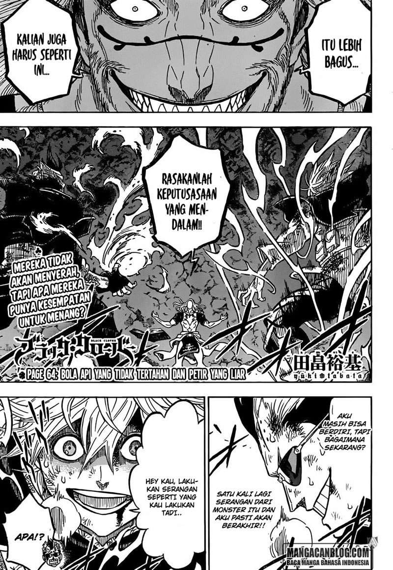 Baca Komik Black Clover Chapter 64 Gambar 1