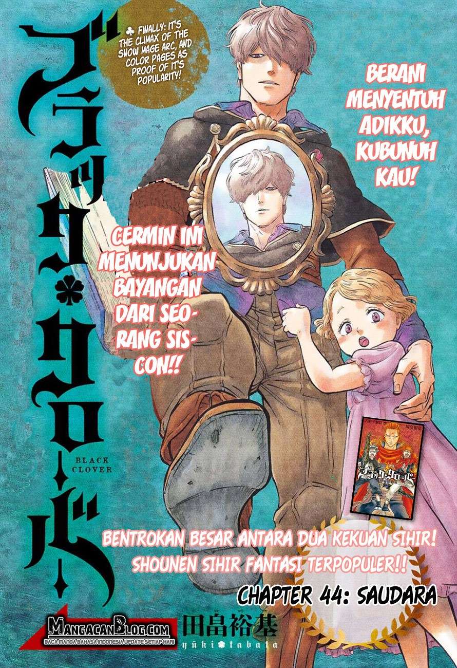 Baca Komik Black Clover Chapter 44 Gambar 1