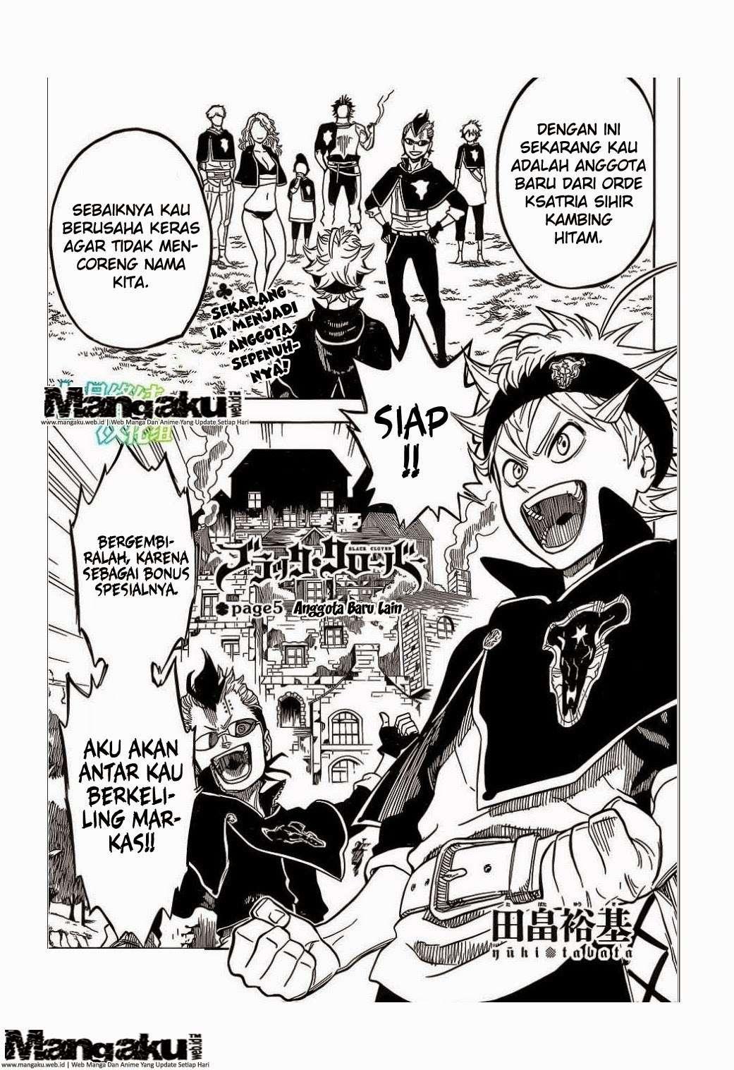 Baca Komik Black Clover Chapter 05 Gambar 1