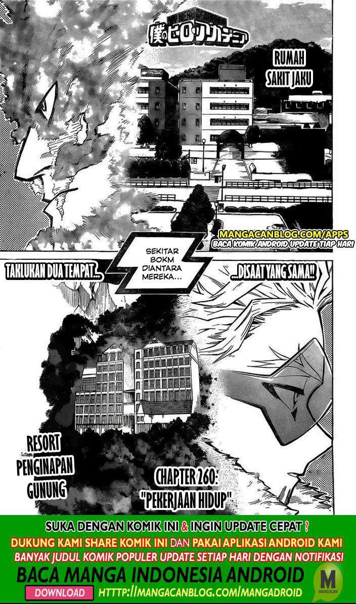 Komik Boku no Hero Academia Chapter 260 gambar nomor 1