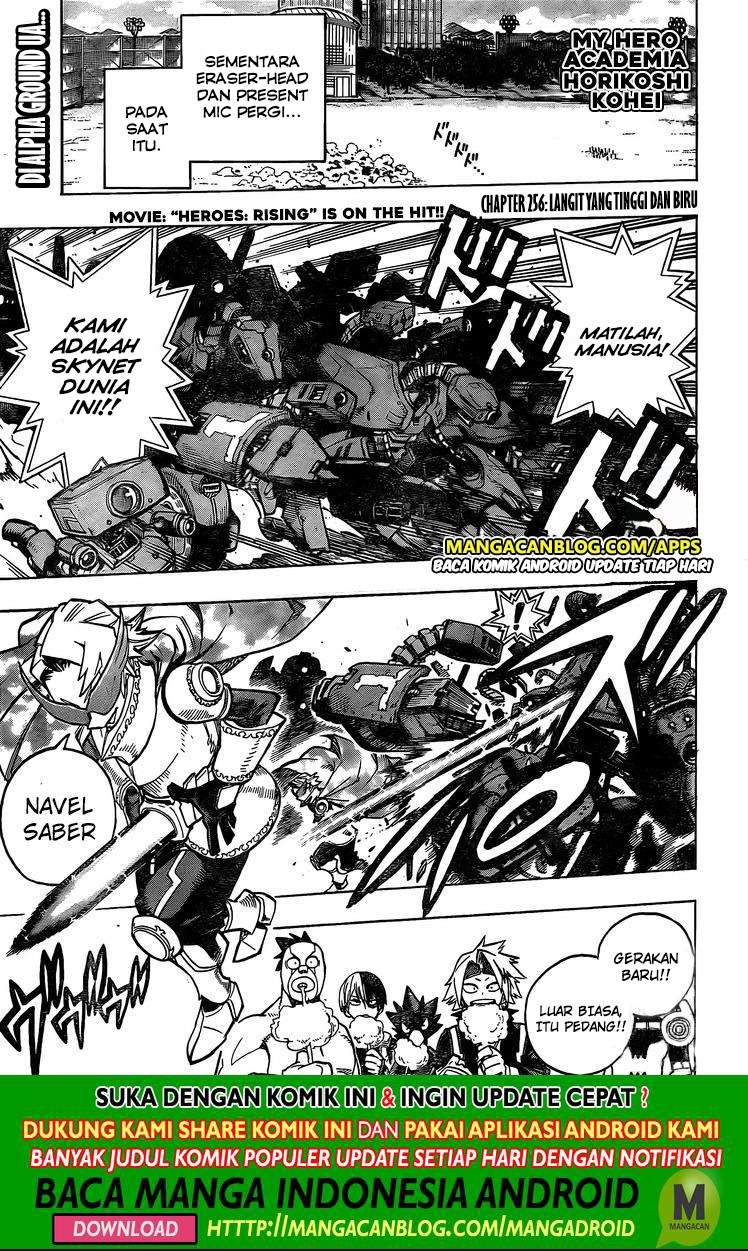 Komik Boku no Hero Academia Chapter 256 gambar nomor 1