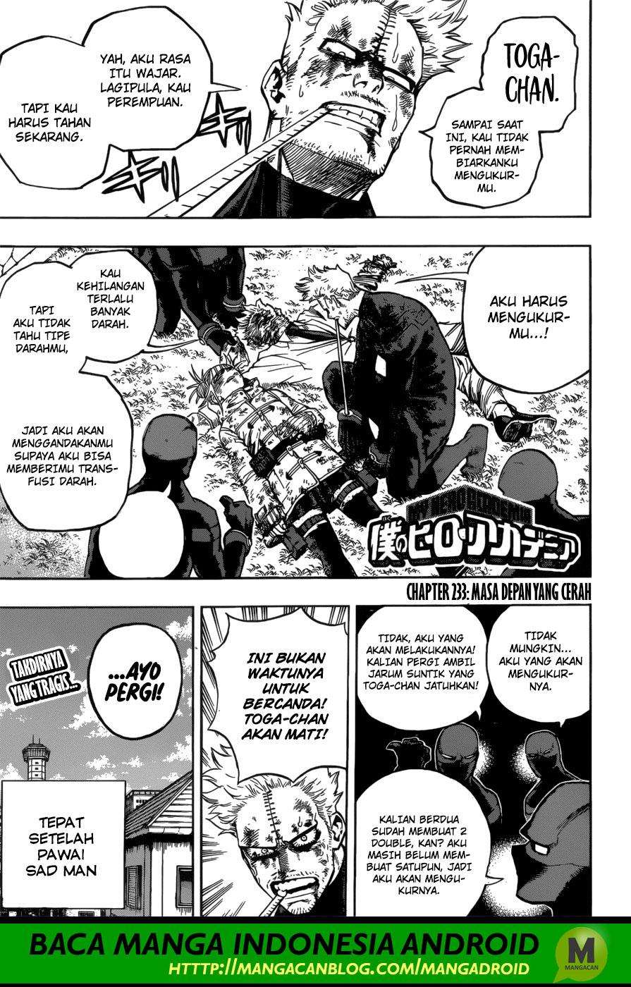 Komik Boku no Hero Academia Chapter 233 gambar nomor 1