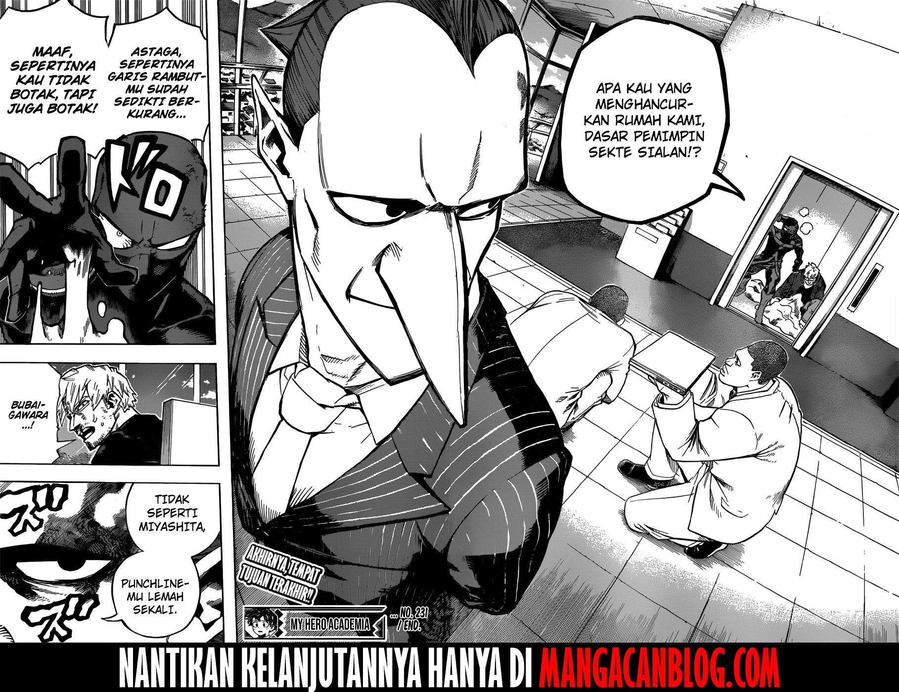 Boku no Hero Academia Chapter 231 Gambar 15