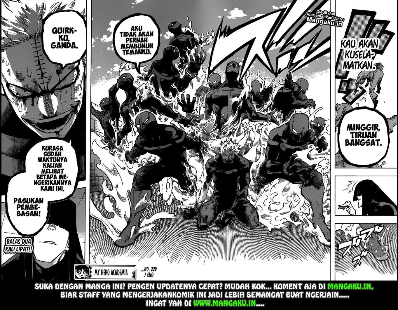 Boku no Hero Academia Chapter 229 Gambar 17