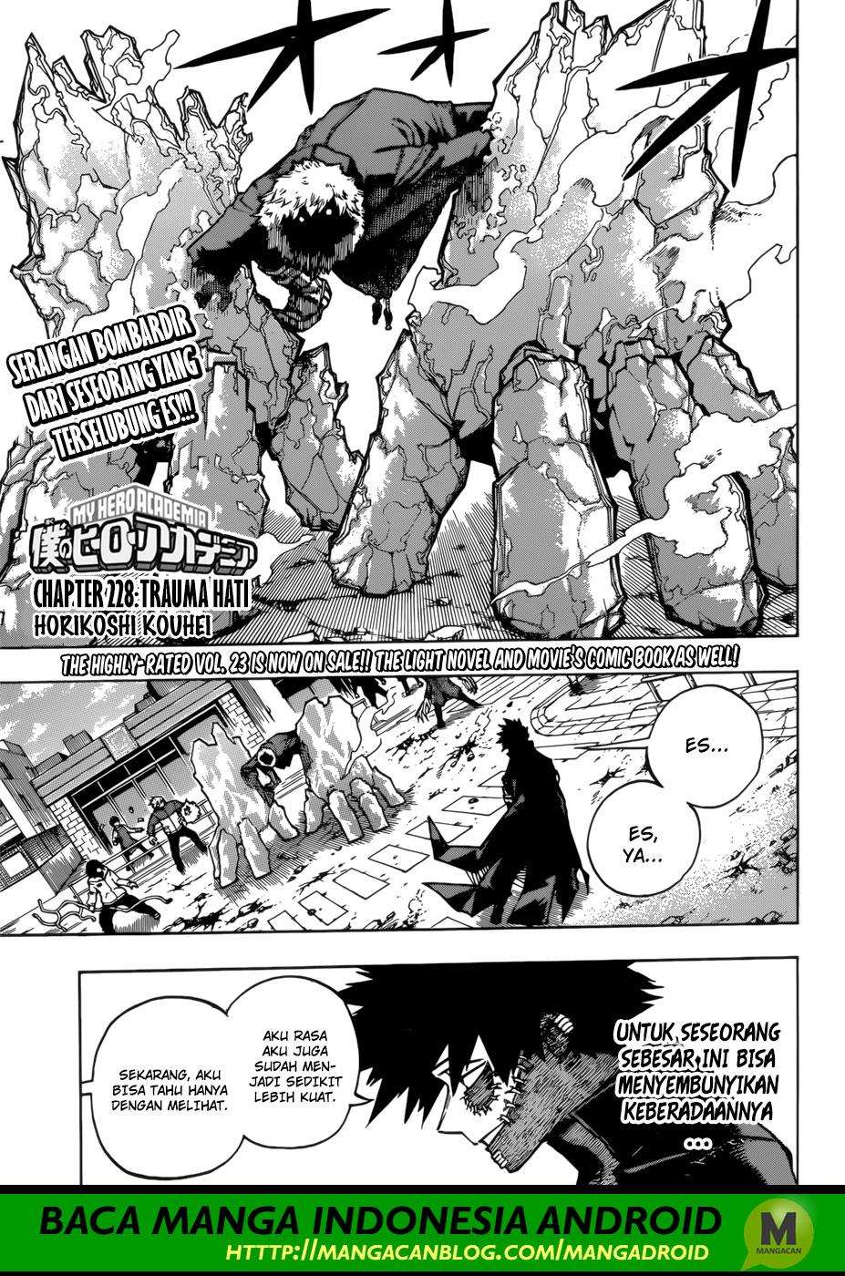 Komik Boku no Hero Academia Chapter 228 gambar nomor 1