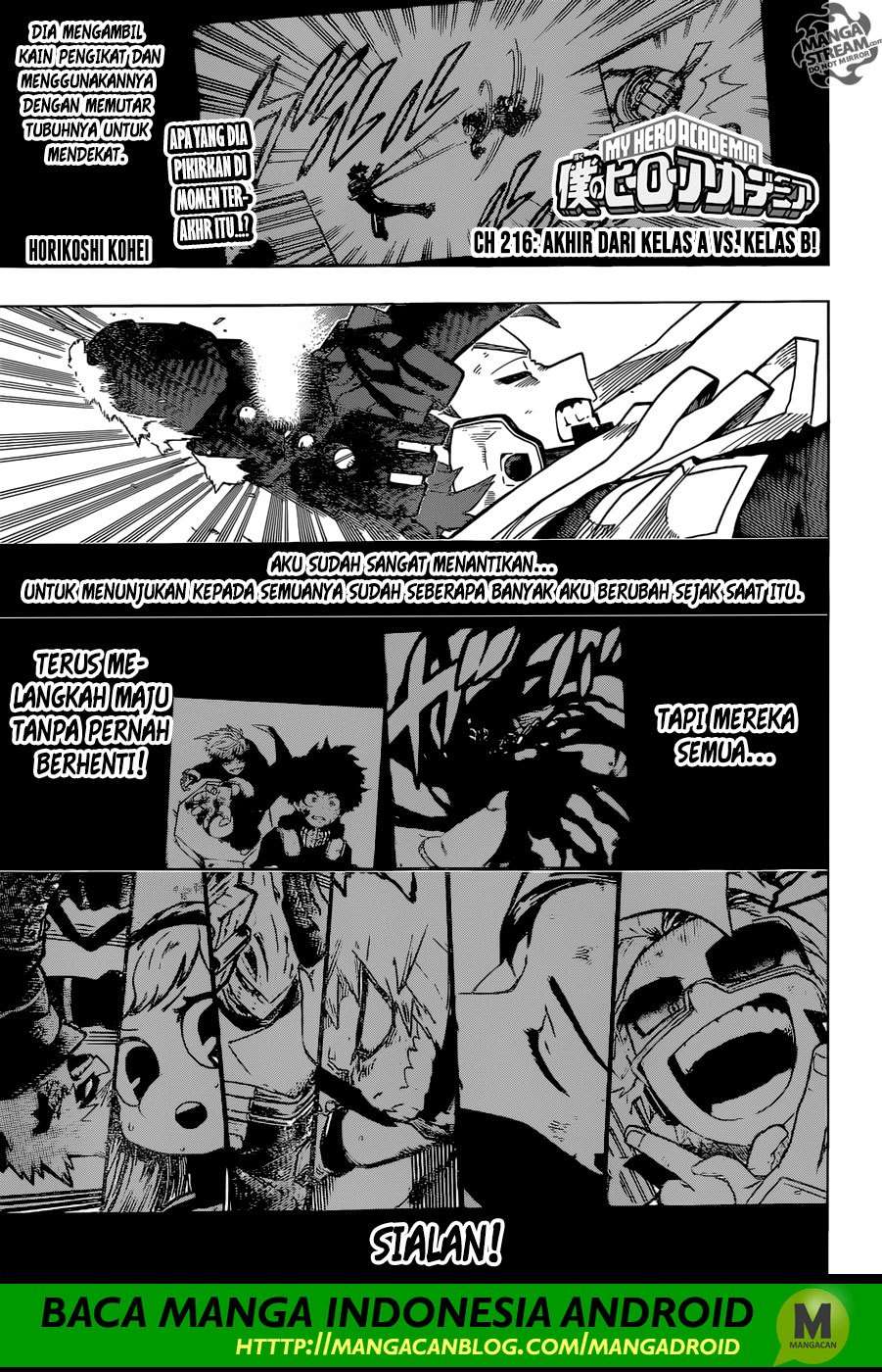 Komik Boku no Hero Academia Chapter 216 gambar nomor 1