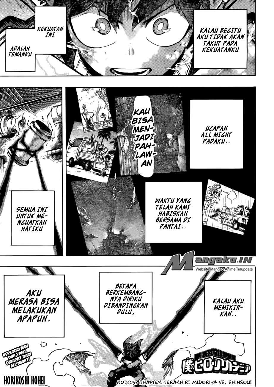 Manga Boku no Hero Academia Chapter 215 gambar nomor 2