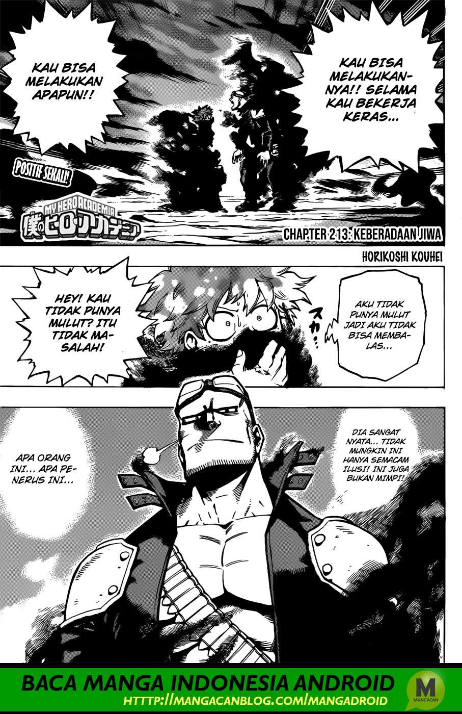 Komik Boku no Hero Academia Chapter 213 gambar nomor 1