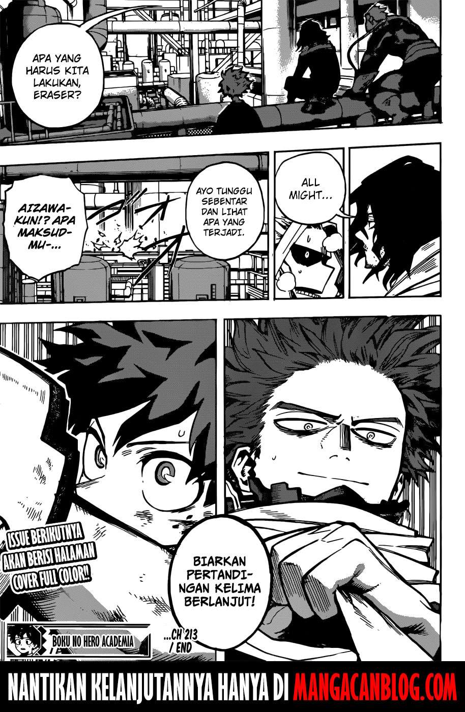 Boku no Hero Academia Chapter 213 Gambar 15