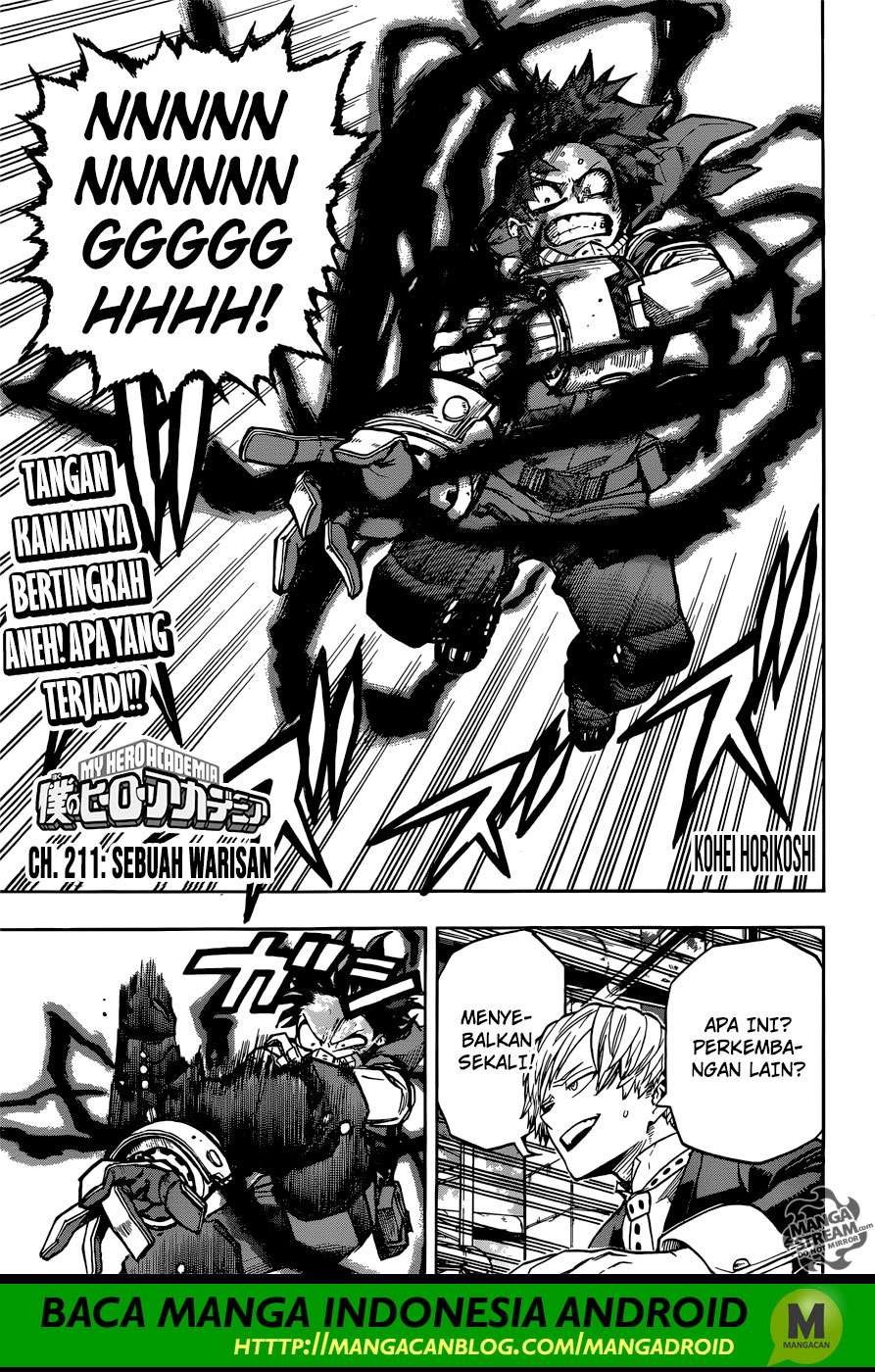Boku no Hero Academia Chapter 211 Gambar 4