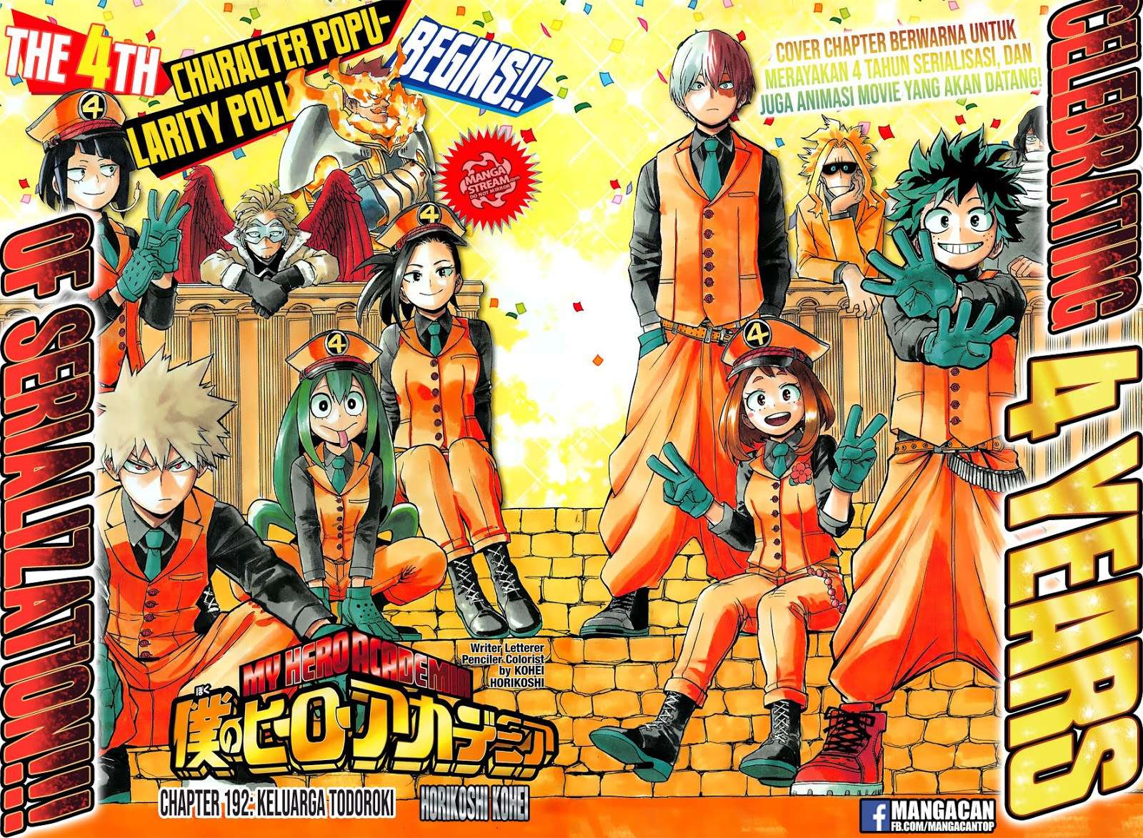 Boku no Hero Academia Chapter 192 Gambar 4