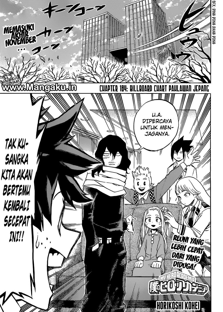 Manga Boku no Hero Academia Chapter 184 gambar nomor 2