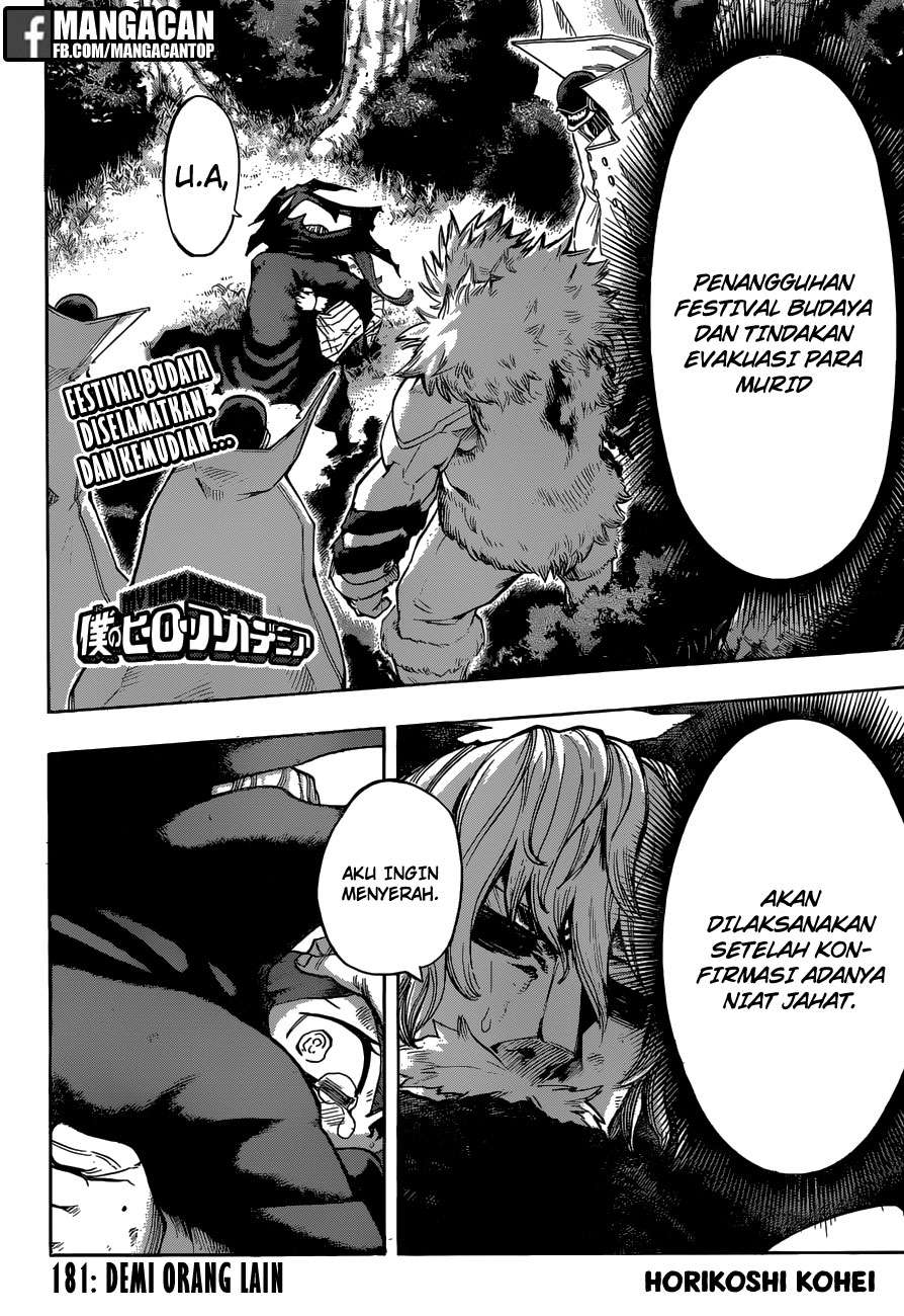 Boku no Hero Academia Chapter 181 Gambar 3