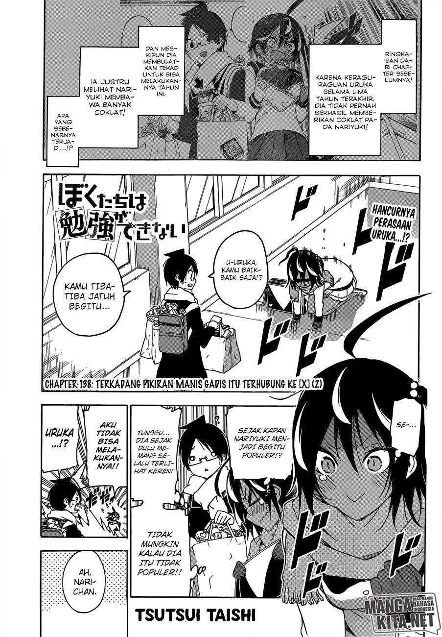 Baca Manga Bokutachi wa Benkyou ga Dekinai Chapter 138 Gambar 2