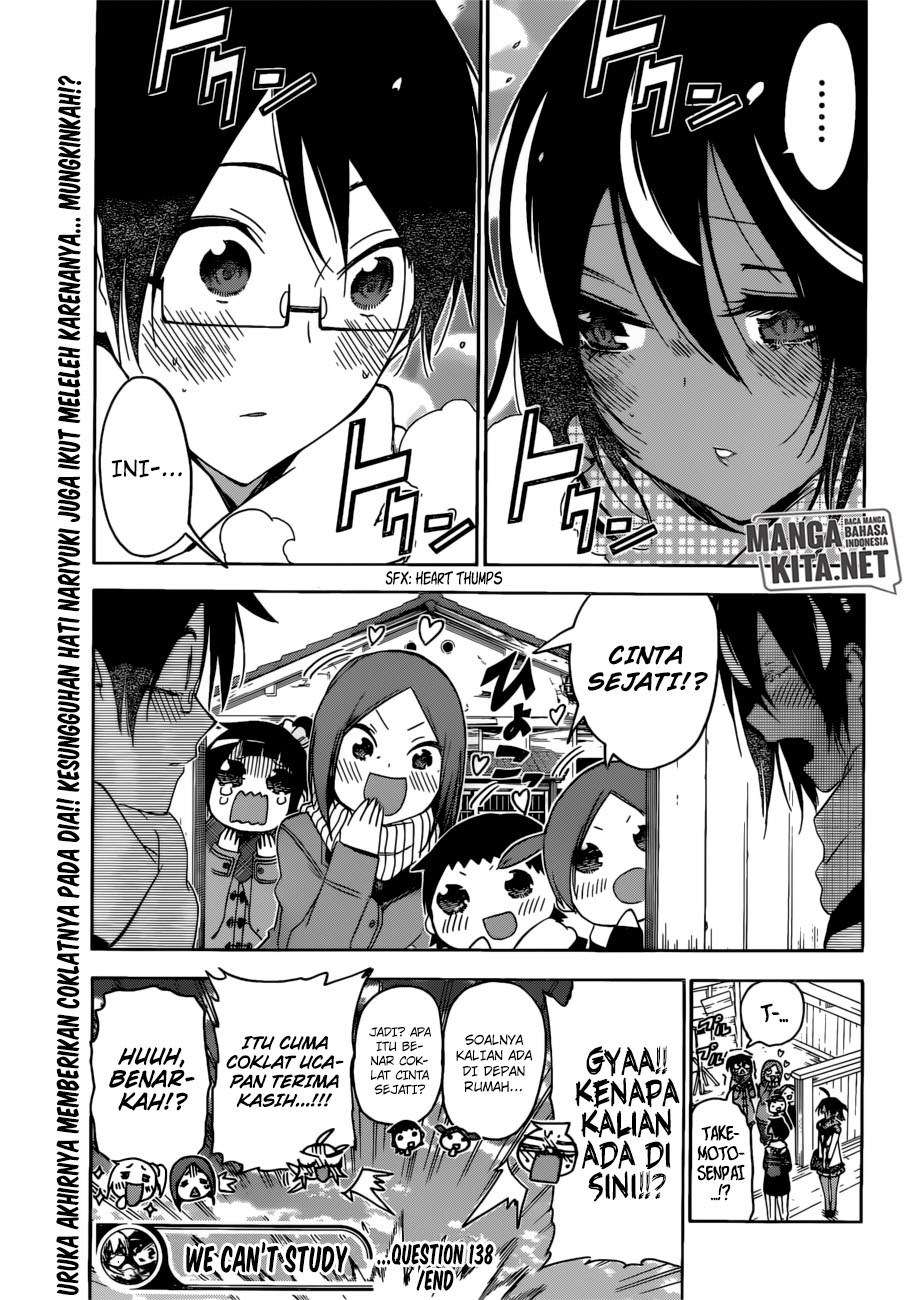 Bokutachi wa Benkyou ga Dekinai Chapter 138 Gambar 20