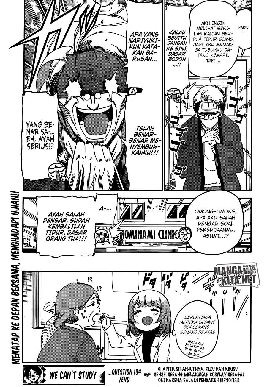 Bokutachi wa Benkyou ga Dekinai Chapter 134 Gambar 21