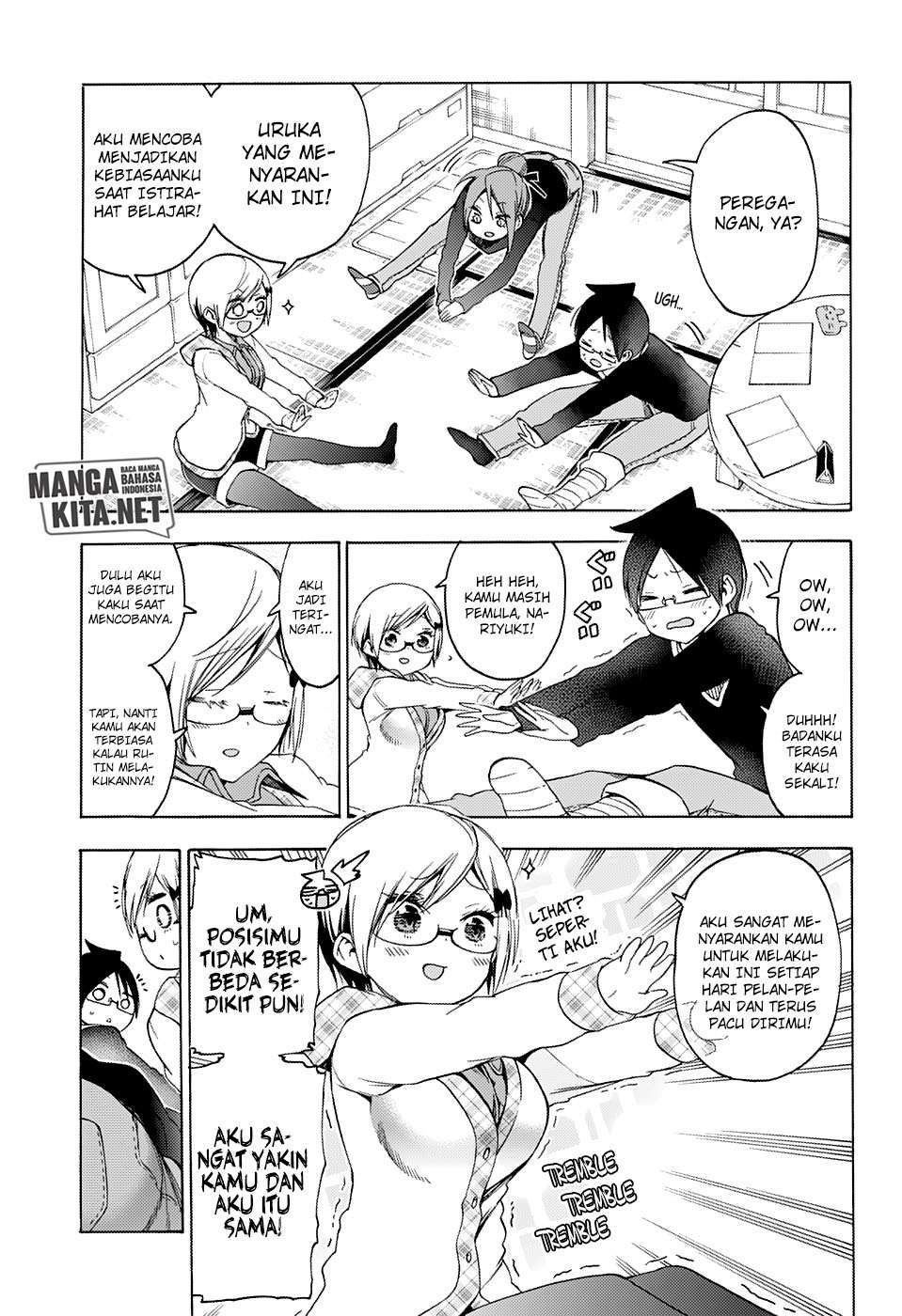 Bokutachi wa Benkyou ga Dekinai Chapter 131 Gambar 6