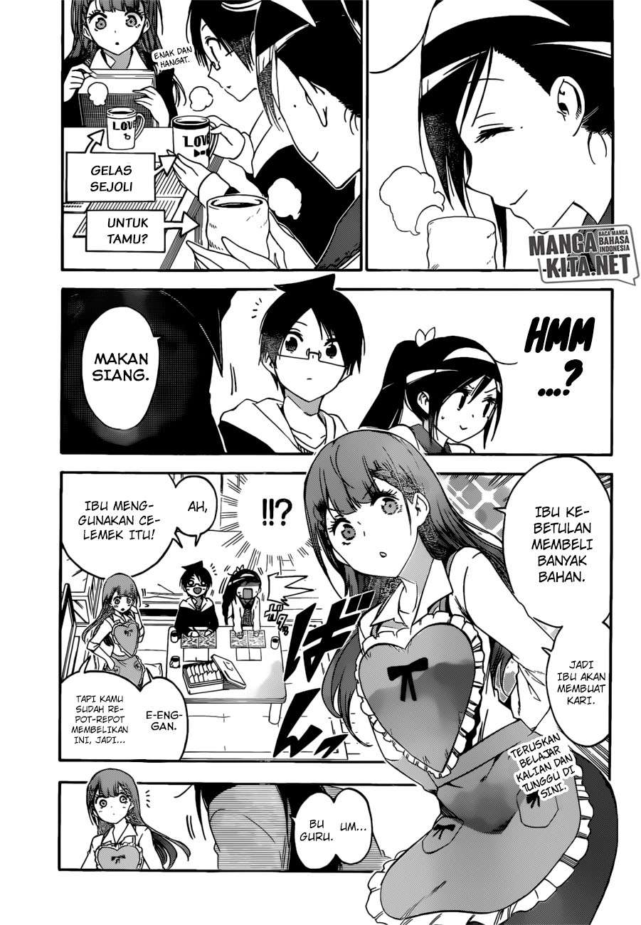 Bokutachi wa Benkyou ga Dekinai Chapter 130 Gambar 9