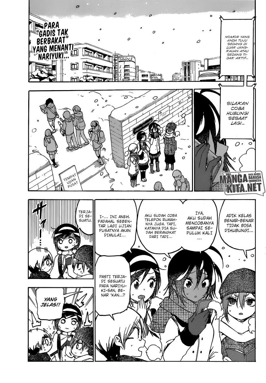 Bokutachi wa Benkyou ga Dekinai Chapter 128 Gambar 3