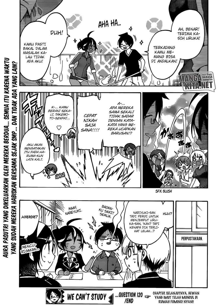Bokutachi wa Benkyou ga Dekinai Chapter 120 Gambar 20