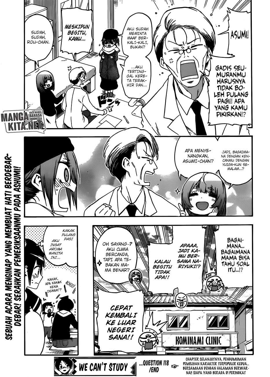 Bokutachi wa Benkyou ga Dekinai Chapter 118 Gambar 20