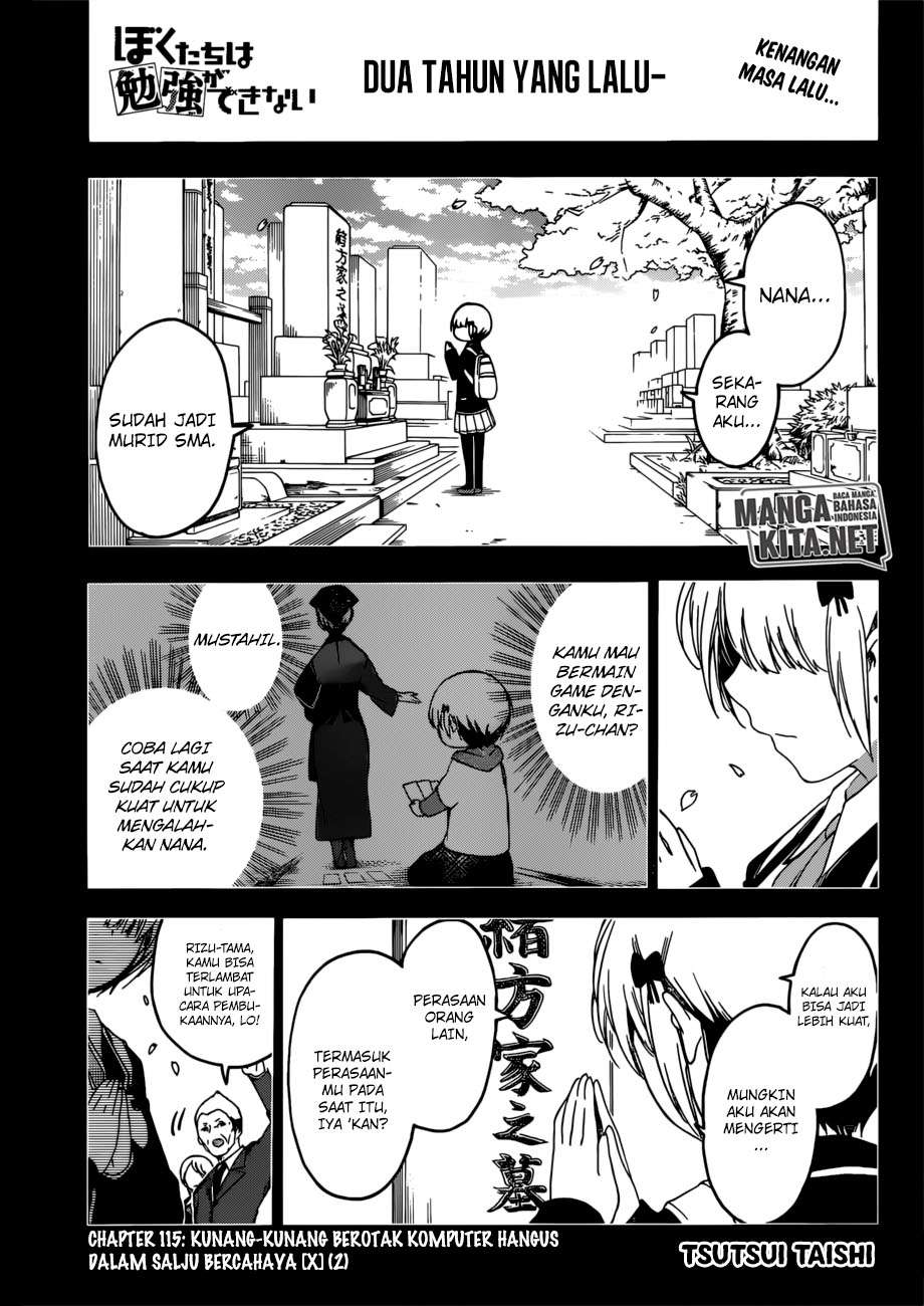 Baca Manga Bokutachi wa Benkyou ga Dekinai Chapter 115 Gambar 2