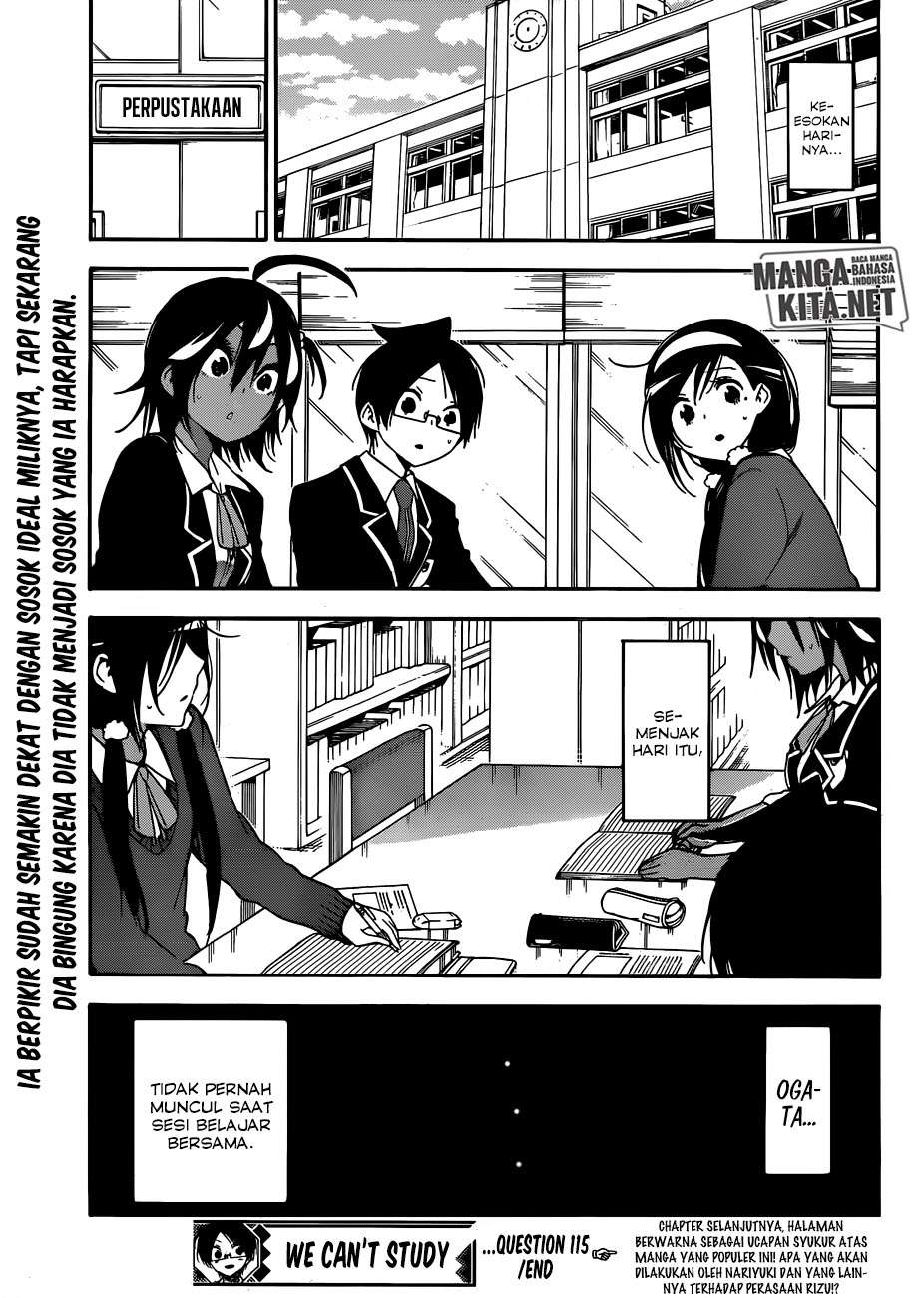 Bokutachi wa Benkyou ga Dekinai Chapter 115 Gambar 20