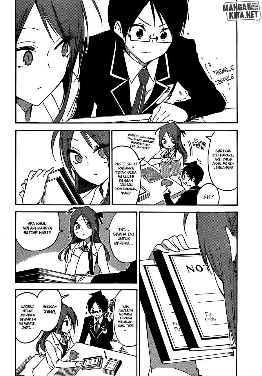 Bokutachi wa Benkyou ga Dekinai Chapter 103 Gambar 13