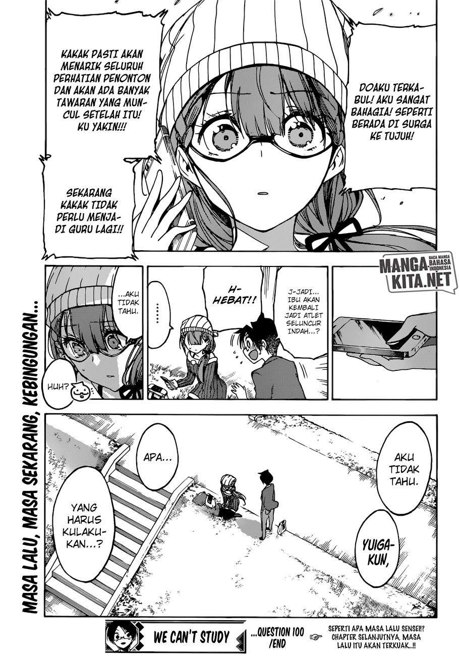Bokutachi wa Benkyou ga Dekinai Chapter 100 Gambar 20