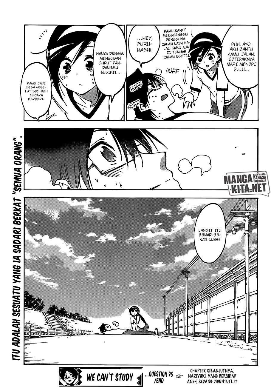 Bokutachi wa Benkyou ga Dekinai Chapter 95 Gambar 21