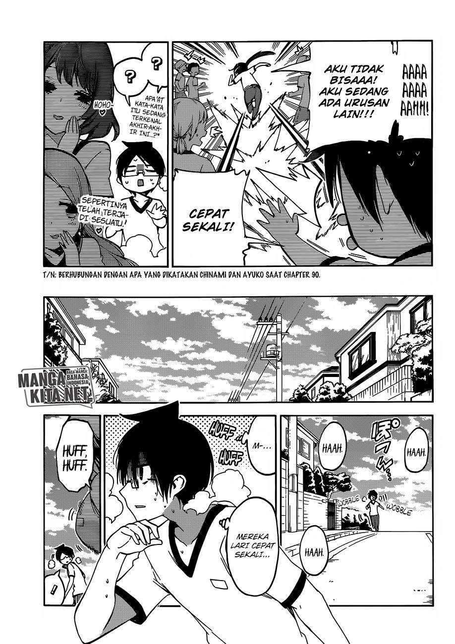 Bokutachi wa Benkyou ga Dekinai Chapter 95 Gambar 7
