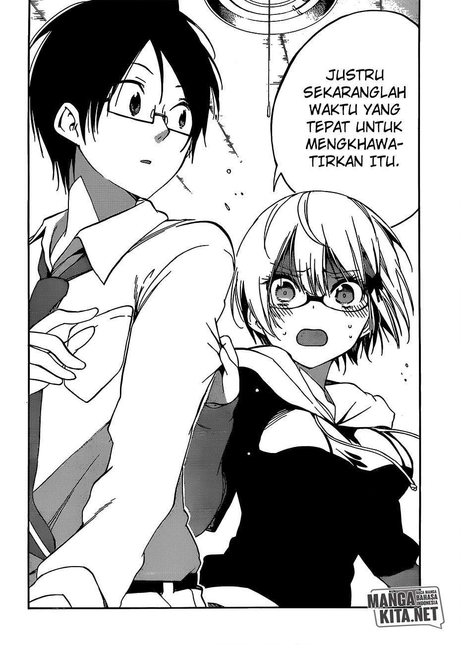 Bokutachi wa Benkyou ga Dekinai Chapter 92 Gambar 18