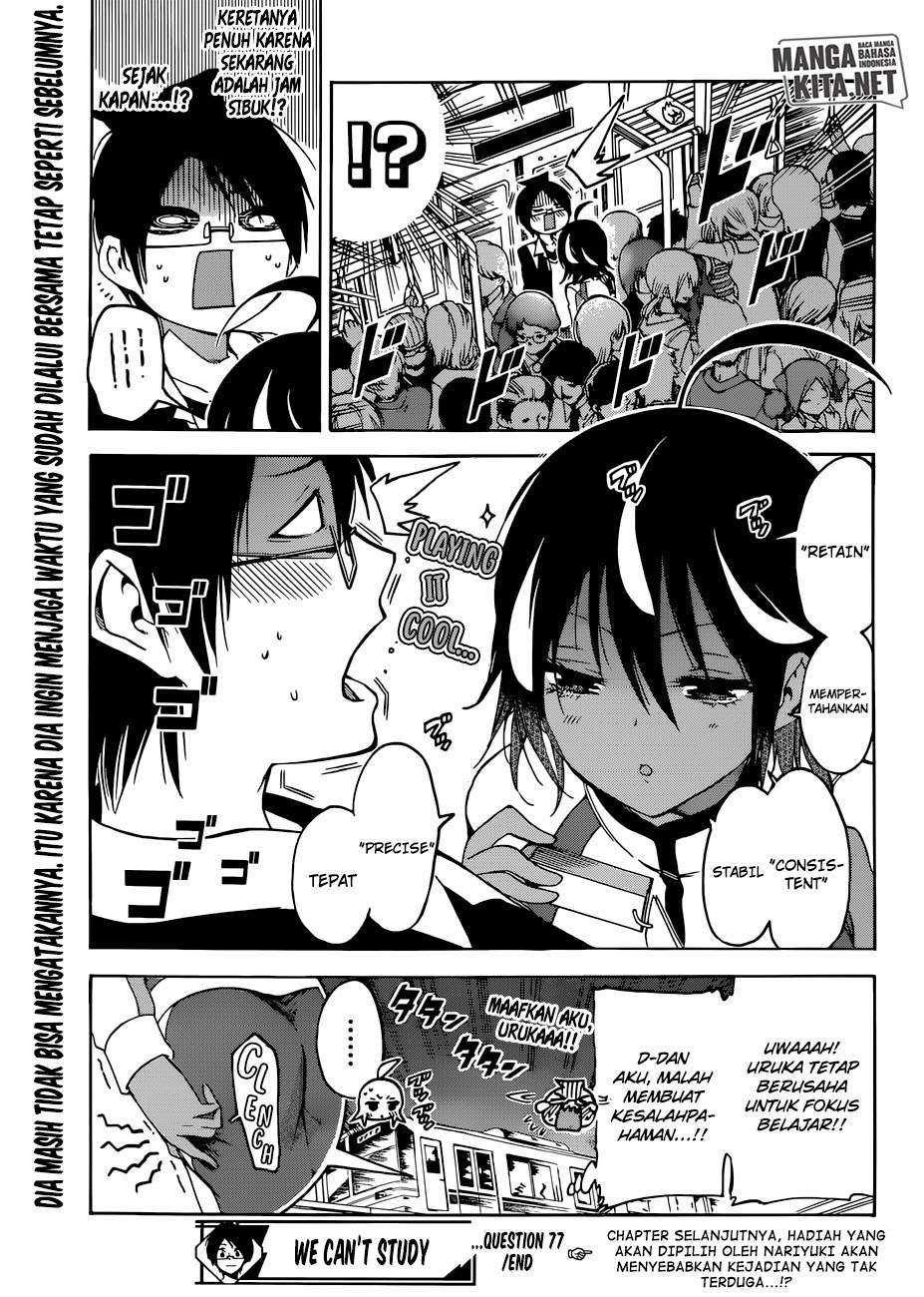 Bokutachi wa Benkyou ga Dekinai Chapter 77 Gambar 20