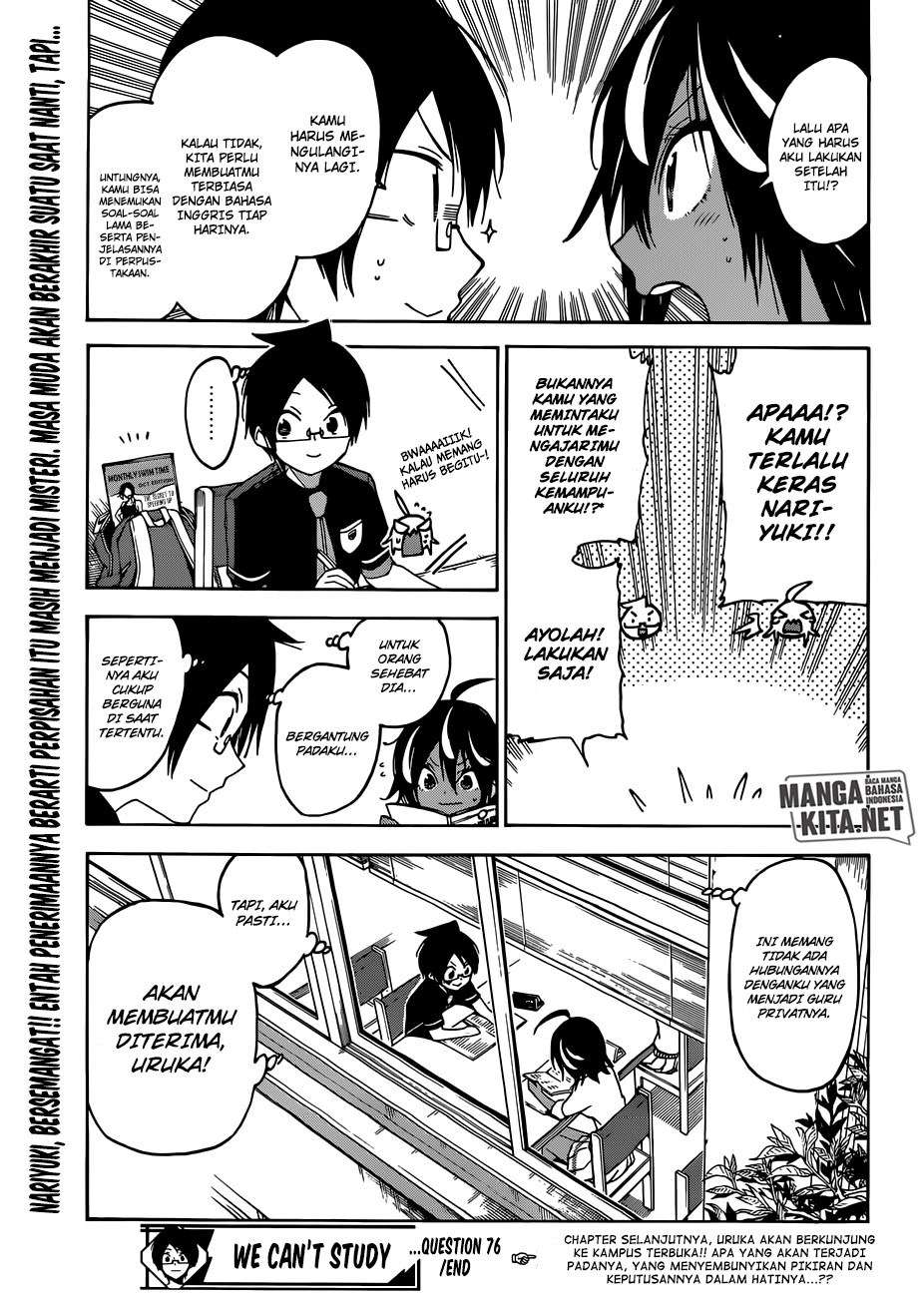Bokutachi wa Benkyou ga Dekinai Chapter 76 Gambar 23